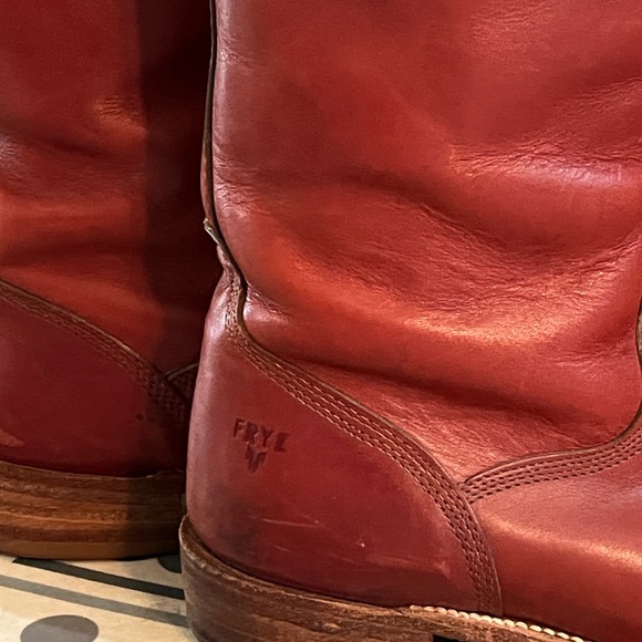 Vintage FRYE leather Campus Boots!!! Size 10 - Picture 13 of 16